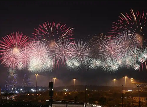 长子县焰火晚会